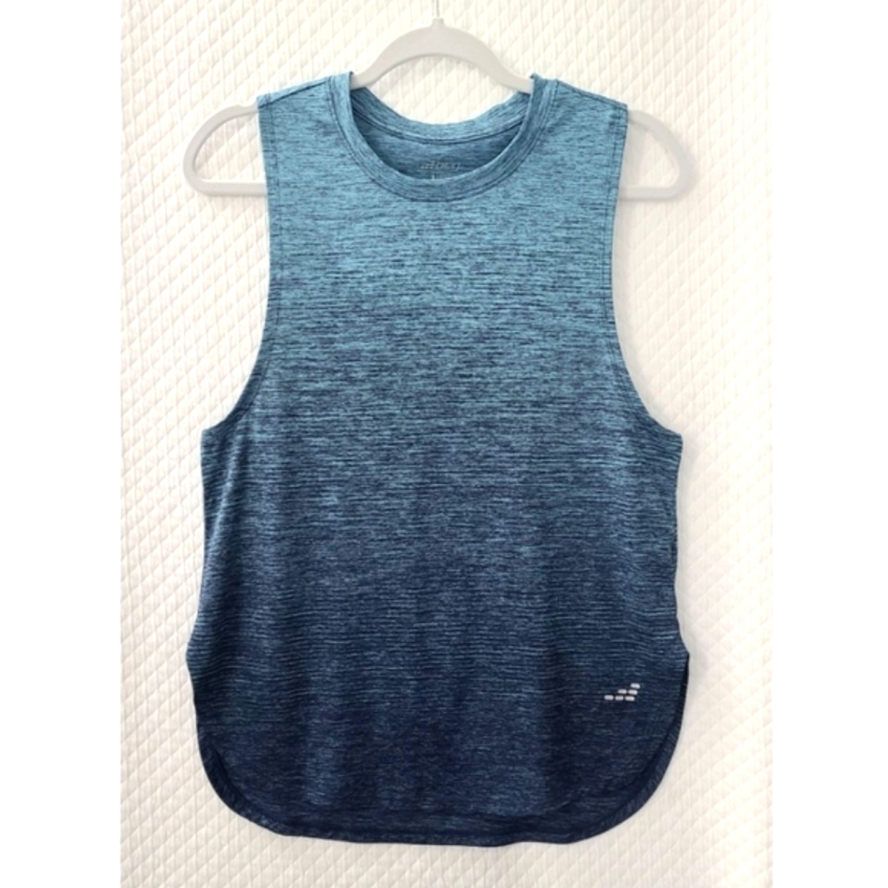 Bcg light dark blue athletic tank top
